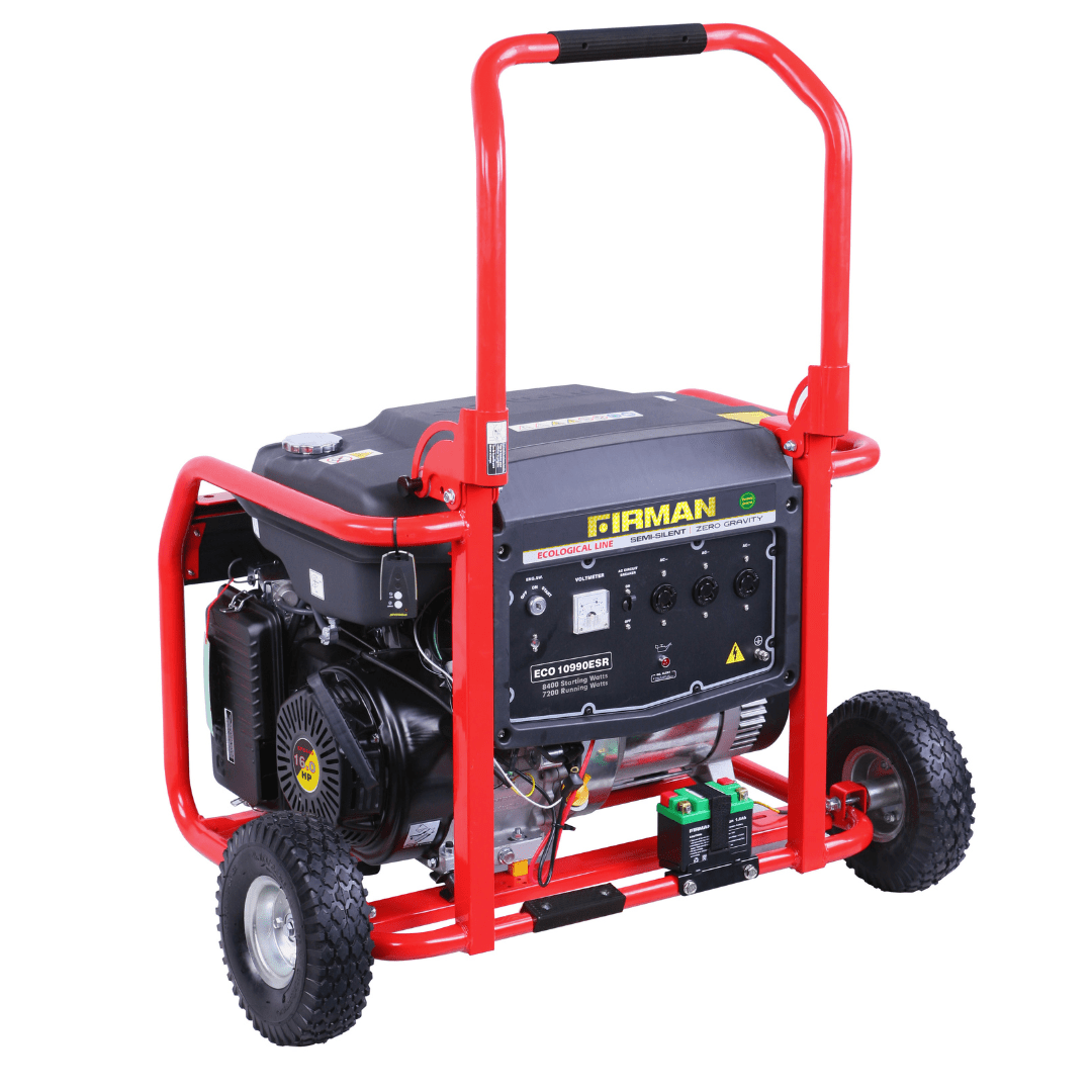 Firman 7.0kva Key Start Generator  with Remote ECO10990ESR with Free Firman Engine Oil