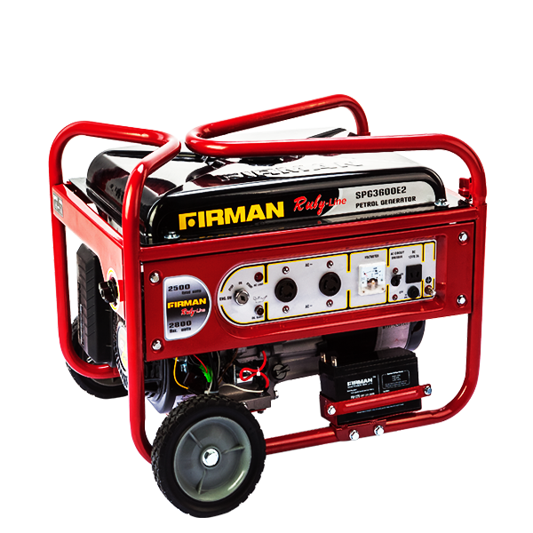 Firman 2.5kva Ruby-line SPG3600E2 Key start Generator.